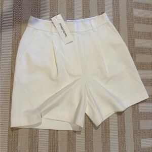 rag & bone Women's Cream High Waist Shorts